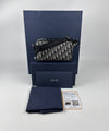 Lingot 22 Blue Oblique Jacquard Canvas Crossbody Bag